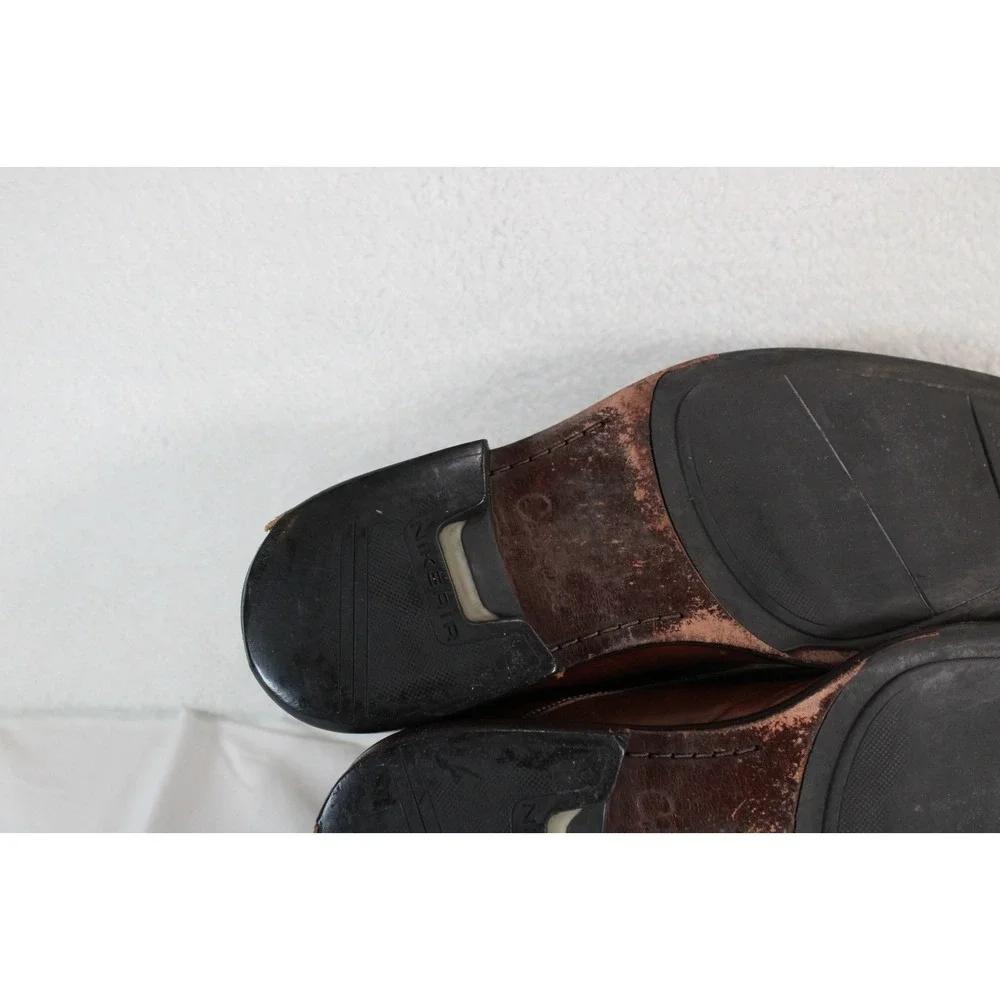 Cole Haan Mens Brown Leather Moc‎ Toe Derby Shoes N Air 9 M 762785